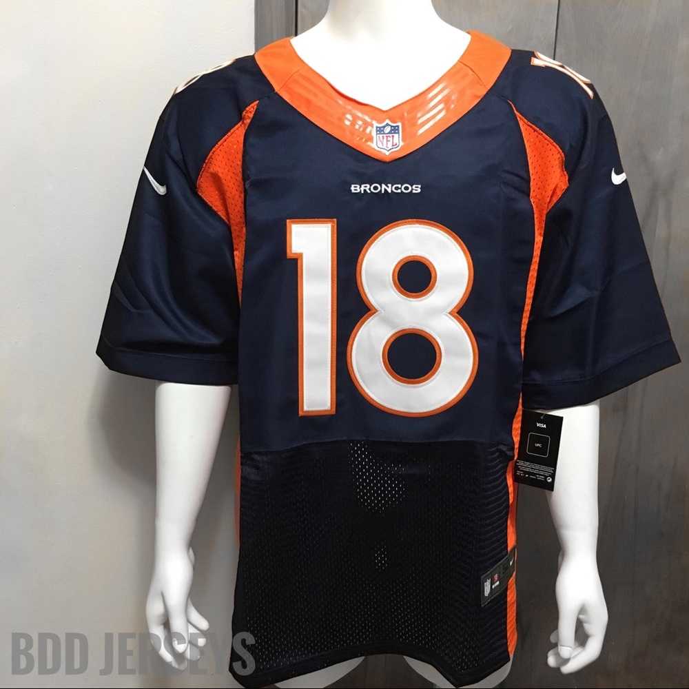 Denver Broncos Manning #18 Jersey -blue